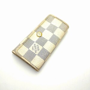 ルイヴィトン　４連　 キーケース　 ダミエアズール　 LOUISVUITTON　メモA７