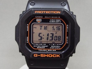 CASIO/カシオ G-SHOCK スクエアフェイス マルチバンド6/電波ソーラー デジタルウォッチ/腕時計 GW-M5610R 【W542y2】