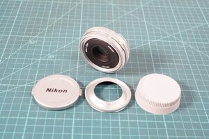 [NZ][A5964260] Nikon ニコン NIKKOR 45mm 1:2.8P Nikon メタルフード HN-35アダプター付き ニコン カメラレンズ