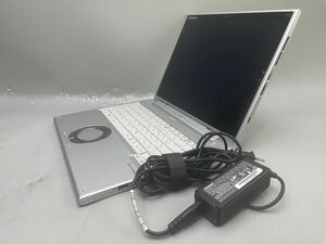 ★1円スタート★第7世代★Panasonic Let’s note CF-XZ Core i5 7300U 8GB★現状引渡★ストレージ/OS無★BIOSまで動作確認★AC付★