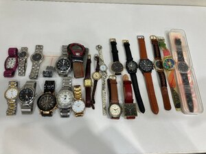 【K57283】※佐川急便のみ 腕時計おまとめ SEIKO/CASIO/swatch/GUESS/HARLEY-DAVIDSON/ノーブランド品 計21本 ※動作未確認/ジャンク品