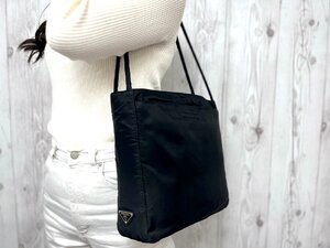 極美品 PRADA プラダ テスート ハンドバッグ ショルダーバッグ バッグ ナイロン 黒 79140