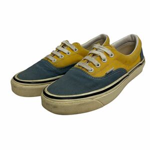 J257 VANS ERA 95 DX ネイビー ANAHEIM PACK 男女兼用 スニーカー 24cm イエロー ネイビー キャンバス