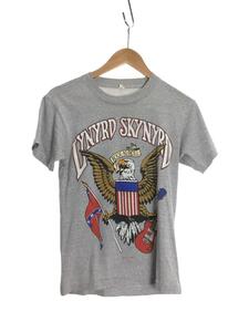 SCREEN STARS◆80s/LYNYRD SKYNYRD/Tシャツ/S/コットン/GRY/無地