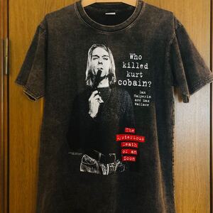 ニルヴァーナ Nirvana カートコバーン L バンドTシャツ ロックTシャツ ブラック　...