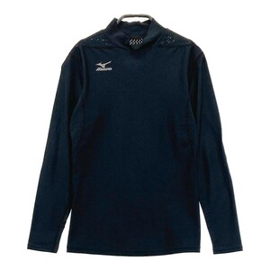 MIZUNO GOLF ミズノゴルフ ハイネック 長袖インナーTシャツ ブラック系 M [240101223428] ゴルフウェア レディース