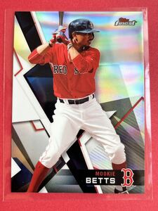 ムーキー・ベッツ リフラクターカード 2018 Finest Refractors #38 Mookie Betts MLBワールドシリーズ ロスアンゼルスドジャース