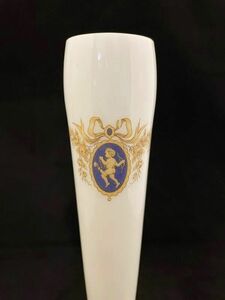 天使 一輪挿し フランス アンティーク フラワーベース クピド キューピット ミルクガラス 花瓶
