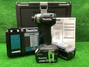 未使用品 makita マキタ 18V 6.0Ah 充電式 インパクトドライバ TD173DRGXB【5】