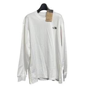 ◆未使用品◆THE NORTH FACE ザ・ノースフェイス Tシャツ NT82333 長袖 ロンT 白 ホワイト メンズ Lサイズ R73393NA