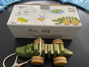 ●PLAN TOYS ダンシング アリゲーター Dancing Allgator 木のおもちゃ プラントイ 木製玩具 知育玩具 ワニ