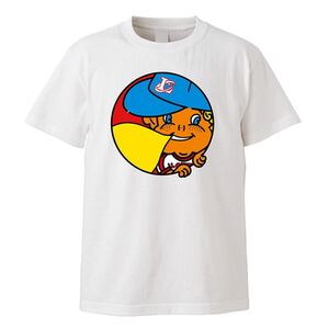 【未開封】 ロッテオリオンズ Tシャツ バブル坊や L ホワイト千葉ロッテマリーンズ 