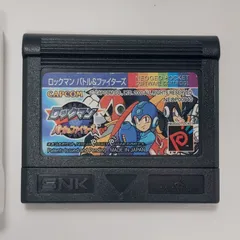 ネオジオポケットソフト ロックマン バトル＆ファイターズ ケース付き 箱説なし NEOGEO POCKET SNK