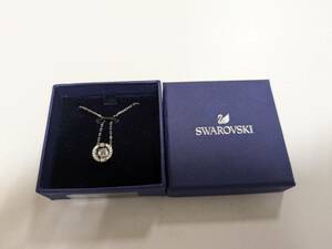 SWAROVSKI スワロフスキー ダンシングストーン ネックレス アクセサリー レディース 中古◆24072