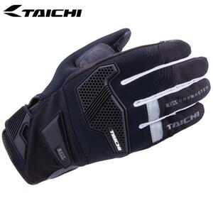 RS TAICHI RSタイチ RST450 DRYMASTER-FIT エッジ レイングローブ カラー:BLACK/WHITE サイズ:XXL