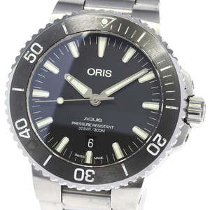 オリス ORIS 7730 アクイス デイト 自動巻き メンズ _837430