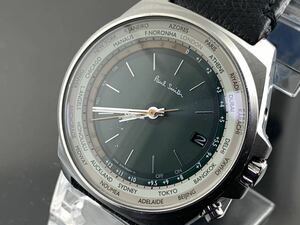 [A1312]1円～☆ソーラー電波時計 CITIZEN シチズンPaulSmith ポールスミス H145-T023011動作品