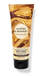 ラスト　★　バス＆ボディワークス　Bath & Bodyworks　★ 　メンズコレクション　コーヒー＆ウィスキー　　ボディクリーム　★　新品 