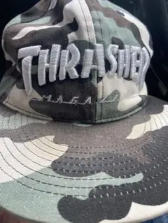 THRASHER 迷彩 キャップ