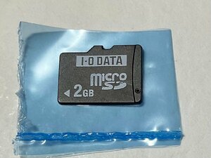 I-O DATA アイ・オー・データ microSDカード 2GB 1枚 フォーマット済み 動作確認済みジャンク品