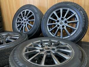 ブリヂストン BLIZZAK ブリザック VRX3 22年製 9分山 205/60R16 16×5.5J 5穴 PCD114.3 オフセット +39 4本 ヴォクシーなど 札幌近郊引取OK