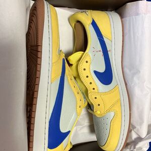 ナイキ NIKE AIR Jordan Low トラヴィススコット　エアジョーダン　カナリー　SNKRS 当選品　新品　未使用　