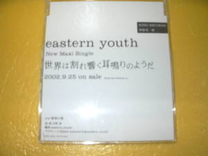 【CD/非売品】eastern youth「世界は割れ響く耳鳴りのようだ/路傍の影」