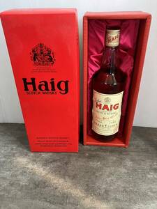 Haig/ヘイグ SCOTCH WHISKY/スコッチ ウイスキー 750ml 43% 箱付き 未開栓 長期自宅保管品 液面低下等の可能性有 現状お渡し ①