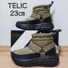 【7413】【新品】23㎝ TELIC テリック ショートブーツ ベージュ