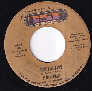 Lloyd Price - Love Music / Just For Baby (A) SF-V016