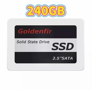 【6日間SALE！】SSD Goldenfir 240GB SATA3 / 6.0Gbps 2.5インチ 高速 NAND TLC 内蔵 デスクトップPC ノートパソコン