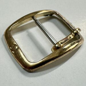 オメガ OMEGA 尾錠 取り付け幅14mm buckle stainless steel 金色　GOLD ま-11