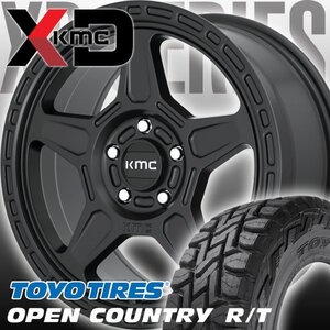 デリカD5 RAV4 コンパス KMC KM721 ALPINE 16インチタイヤホイールセット TOYO オープンカントリー RT 215/70R16 225/70R16 235/70R16