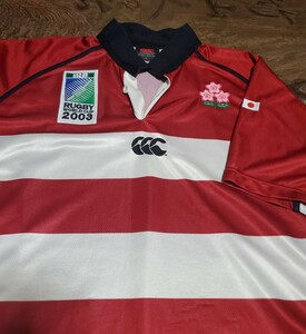 値下げ交渉 RWC2003 オーストラリア大会 ラグビー 日本代表 ファースト ジャージ MADE IN JAPAN 検) ワールドカップ ジャパン RUGBY JERSEY