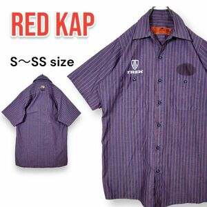 90s UA古着 RED KAP レッドキャップ 半袖 ワークシャツ TREK HONDURUS製 ヴィンテージ