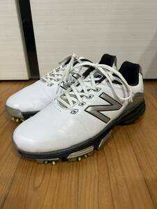 3ラウンド使用　25.5㎝ NEW BALANCE GOLF ニューバランス NB mg 3001 ゴルフ シューズ