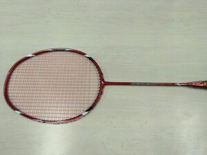 希少 国内正規品 3UG5 YONEX ヨネックス アークセイバー 10 ARCSABER 10 バドミントンラケット 赤白メタリック ヒダヤット ピーターゲード