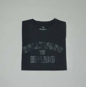 RHC ロンハーマン HOLLYWOOD TO MALIBU Tシャツ 紺 S 新品