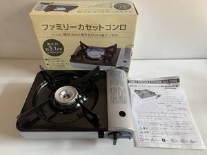 ⑰u104◆TOHO 東邦◆カセットコンロ 卓上コンロ ファミリーカセットコンロ K-31HPN 12年製 FAMILY PORTABLE COOKING GAS STOVE 美品 箱付