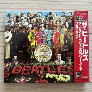 【国内盤/CD/旧規格/3,200円盤/税表記無し/Odeon/CP32-5328/with Slipcase,Booklet】The BeatlesSgt. Pepper