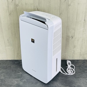 展示品 シャープ 冷風 衣類乾燥除湿機 【中古】SHARP CM-R100-W 2024年製 コンプレッサー式 プラズマクラスター 081047/21465