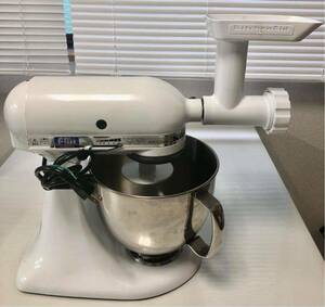 BIG SALE ★★おすすめ★★ AID KITCHEN USED MINCER & MIXER MIKSM150WH キッチンエイド ミキサー撹拌 製菓道具 飲食店舗用品 中古です。