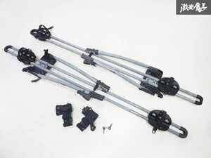 ★ストア出品★ THULE スーリー 汎用 ルーフ サイクルキャリア キャリア 2本 左右セット 鍵付き 全長約150cm 即納