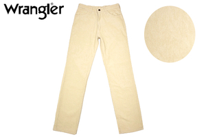 K-3935★超美品★Wrangler ラングラー M1136-11★日本製　ライトベージュ 細畝コーデュロイ ストレート パンツ ジーンズ W-31