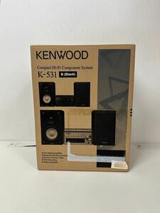 【1円スタート】未開封！KENWOOD ケンウッド K531 ブラック ミニコンポ 