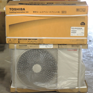 Y/【デッドストック品】TOSHIBA/東芝 ルームエアコン RAS-B285DR(W)(室内ユニット) RAS-B285ADR(室外ユニット)/未開封 在庫保管品