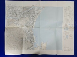 25000分の1地形図【延岡】国土地理院発行・昭和60年修正測量、平成3年部分修正測量・平成3年11月1日発行 　延岡市・