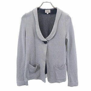 アルマーニコレッツォーニ 総柄 ジャケット 42 グレー系 ARMANI COLLEZIONI レディース