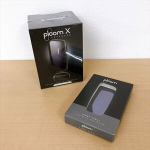 306*ploom X advanced プルームエックス アドバンスド ブラック スターターキット フロントパネル ラベンダー付き 【未使用未開封品】