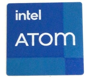 ■新品・未使用 ■10枚セット 第十一代【intel ATOM】エンブレムシール【18*18㎜】送料無料・追跡サービス付き☆P269